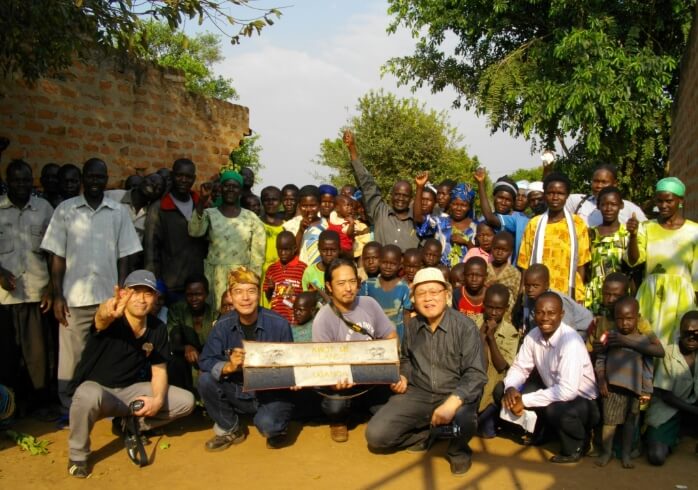 画像:ウガンダを訪れたときの様子