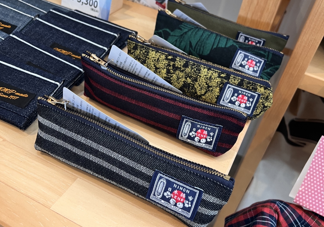日本製デニムを使用したオリジナル雑貨